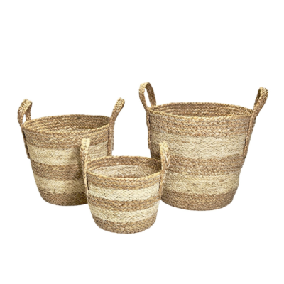 SET X3 CANASTOS JUNCO 20X30X35