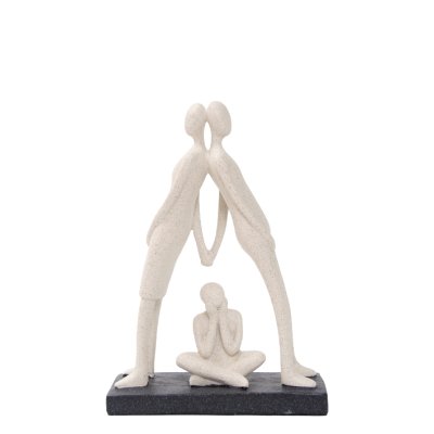 FIGURA FAMILIA RESINA 25CM
