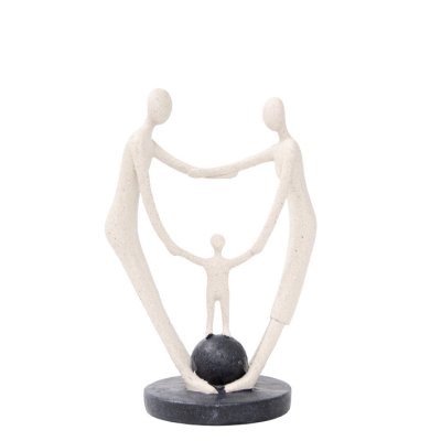 FIGURA FAMILIA RESINA 26CM