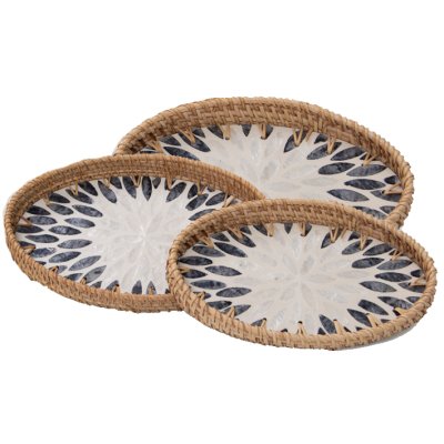 BANDEJA DECORATIVA SET 3 23/25/27