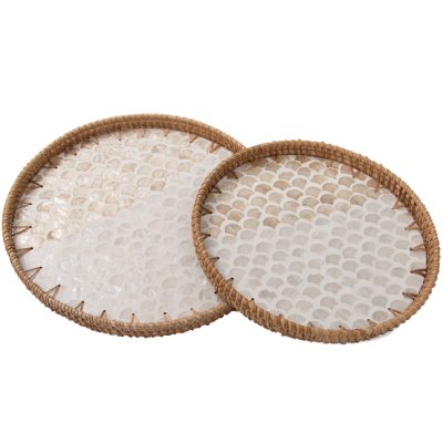 BANDEJA DECORATIVA SET 2 30/35