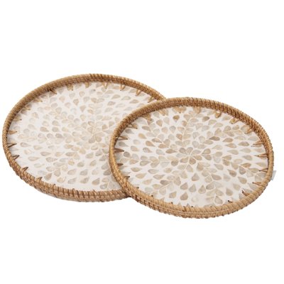 BANDEJA DECORATIVA SET 2 30/35