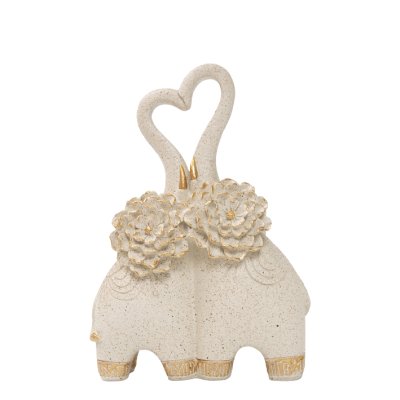 PAREJA DE ELEFANTES 25CM