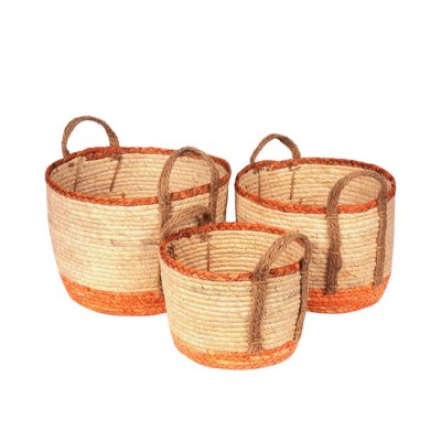 SET X3 CANASTAS 28*25*21CM